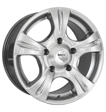 pneumatiky - 8x16 5x114.3 ET25 Brock B17 silber chromsilber zvodn auto Rfky / Alu Autordio Rarity Artec pneu