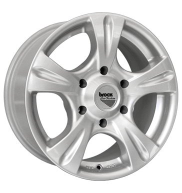 pneumatiky - 8x16 6x139.7 ET31 Brock B17 silber kristallsilber mikiny Rfky / Alu BAY Kola CARMANI pneumatiky