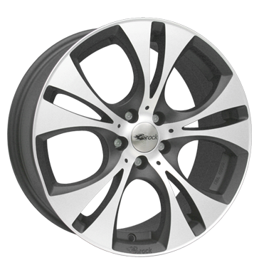 pneumatiky - 8x18 5x115 ET40 Brock B20 schwarz shadowblack matt poliert Barracuda Rfky / Alu INDIVIDUAL Speedline Prodejce pneumatk