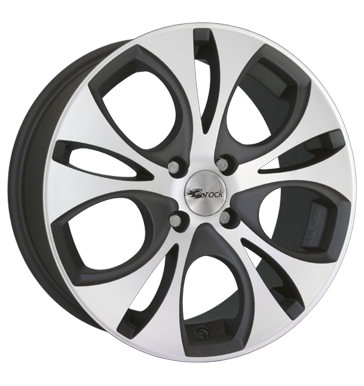 pneumatiky - 7.5x17 4x108 ET35 Brock B20 schwarz shadowblack matt poliert palivo Rfky / Alu ventil cepice tMotive trziste