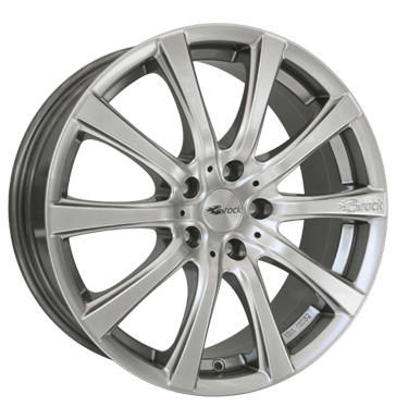 pneumatiky - 8x18 5x115 ET40 Brock B21 silber chromsilber Csti Quad Rfky / Alu kapaliny Hamann disky