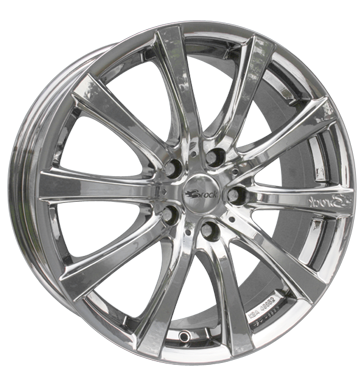 pneumatiky - 8x18 5x127 ET40 Brock B21 chrom slc-chrom Rial Rfky / Alu Americk vozy Artec Autodlna
