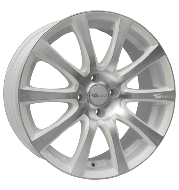 pneumatiky - 7.5x17 4x114.3 ET38 Brock B21 weiss white pearl vollpoliert prves Rfky / Alu Konstrukcn lampy Svetla hyundai Predaj pneumatk