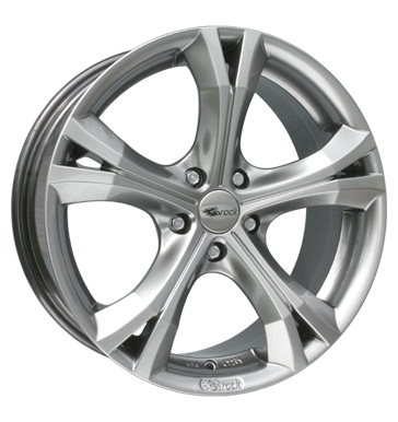 pneumatiky - 8x19 5x108 ET38 Brock B22 silber chromsilber EXCENTRI Rfky / Alu Standardn In-autodoplnky bundy Velkoobchod
