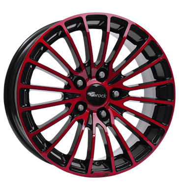 pneumatiky - 8x19 5x112 ET35 Brock B24 schwarz schwarz/rot lackiert kmh-Wheels Rfky / Alu Hlinkov kola s pneumatikami Sportluftfilter disky