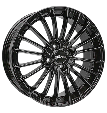 pneumatiky - 7x17 4x108 ET25 Brock B24 schwarz schwarz glanz MIGLIA Rfky / Alu Keskin Globln komise b2b pneu