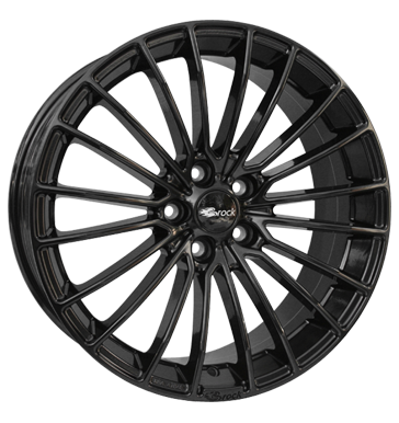 pneumatiky - 8x18 5x108 ET45 Brock B24 schwarz schwarz glanz nrad Rfky / Alu telo kozel Autoprodejce