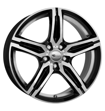 pneumatiky - 8x19 5x108 ET45 Brock B29 schwarz schwarz glanz vollpoliert kmh-Wheels Rfky / Alu SCHMIDT Auto-Tuning + styling pneumatiky