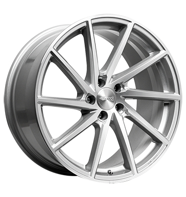 pneumatiky - 9.5x20 5x108 ET30 Brock B37C silber kristallsilber vollpoliert Vyloucen Rfky / Alu MPT Rim luzka (nhradn dly) Autoprodejce