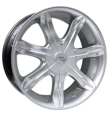 pneumatiky - 9.5x20 5x139.7 ET30 Brock B10 silber chromsilber Truck Winter od 17,5 