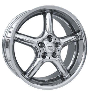 pneumatiky - 8.5x17 5x100 ET35 Brock B12 chrom slc-chrom Offroad All Terrain Rfky / Alu kola z lehkch slitin svetr fleece trziste