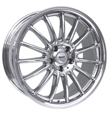 pneumatiky - 8.5x19 5x120 ET50 Brock B13 chrom slc-chrom ZENDER Rfky / Alu INDIVIDUAL CARLSSON pneus