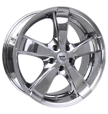 pneumatiky - 7.5x17 4x108 ET40 Brock B14 chrom slc-chrom Ronal Rfky / Alu automobilov sady EXCENTRI velkoobchod s pneumatikami