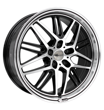 pneumatiky - 8.5x19 5x112 ET30 Brock B28 schwarz schwarz glanz vollpoliert Wiechers SPORT Rfky / Alu Auto-Tuning + styling skladovac boxy velkoobchod s pneumatikami