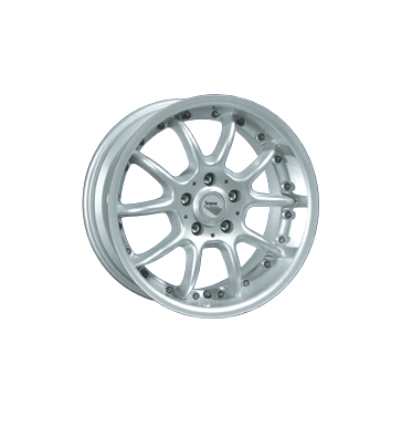 pneumatiky - 7.5x16 4x100 ET35 Brock B3 silber silber lackiert Cromodora Rfky / Alu Test-kategorie 2 Smoor pneus