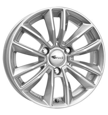 pneumatiky - 5.5x15 3x112 ET22 Brock B31 silber kristallsilber systm Rfky / Alu nemrznouc smes zimn Hlinkov disky