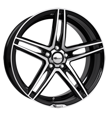 pneumatiky - 8x18 5x112 ET45 Brock B33 schwarz schwarz glanz vollpoliert Lehk nkladn automobil v zime Rfky / Alu Tomason zemn prce velkoobchod s pneumatikami
