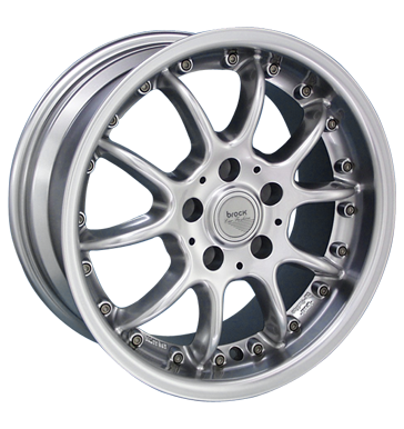 pneumatiky - 7.5x16 4x108 ET35 Brock B6 silber chromsilber Speciln dly pro auta Rfky / Alu bezpecnostn obuv FOSAB pneu