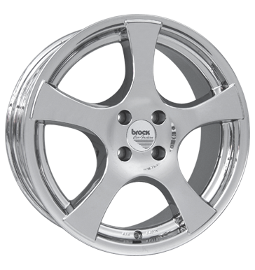 pneumatiky - 7x16 4x98 ET35 Brock B8 chrom chrom prce Rfky / Alu Offroad lto od 17,5 