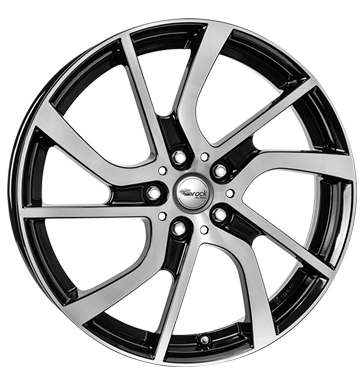 pneumatiky - 5x19 5x112 ET43 Brock eB1 schwarz schwarz glanz vollpoliert Stresn nosic + stresn boxy Rfky / Alu ventil cepice Offroad cel rok od 17,5 