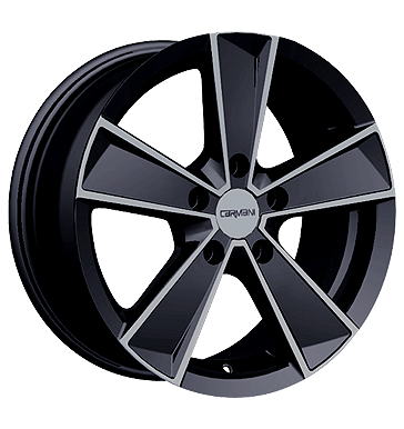 pneumatiky - 7.5x17 5x112 ET47 Carmani 10 Flash OR.D. schwarz black polish Prizpusoben & Performance Rfky / Alu auta v zime prce pneumatiky