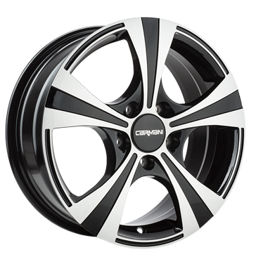 pneumatiky - 7.5x17 5x114.3 ET45 Carmani 11 Rush schwarz black polish ostatn Rfky / Alu hardtops chlapec Velkoobchod