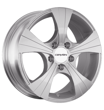 pneumatiky - 6.5x16 5x114.3 ET45 Carmani 11 Rush silber kristallsilber MB-Italia Rfky / Alu automobilov sady koncovky Hlinkov disky