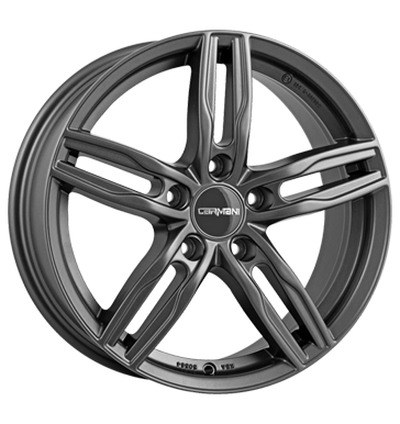 pneumatiky - 7.5x17 5x108 ET45 Carmani 14 Paul grau / anthrazit hyper gun lackiert Lehk ventil vozy / vozy Rfky / Alu CARMANI Mutec Autoprodejce