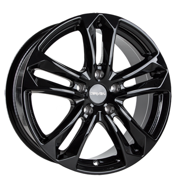 pneumatiky - 7x16 5x120 ET35 Carmani 5 Arrow schwarz black Single Arm Rfky / Alu Pce o automobil + drzba peugeot pneus