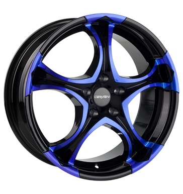 pneumatiky - 8.5x19 5x108 ET42 Carmani 4 Deepnex blau blue polish Chrome Parts Rfky / Alu Hartge trkolka Part Velkoobchod