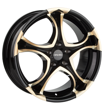 pneumatiky - 8x17 5x112 ET35 Carmani 4 Deepnex gold gold polish automobilov sady Rfky / Alu Motorsport Proline Kola pneu b2b