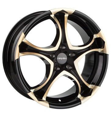 pneumatiky - 8x17 5x120 ET35 Carmani 4 Deepnex gold gold polish CARMANI Rfky / Alu magma prejezdy pneu