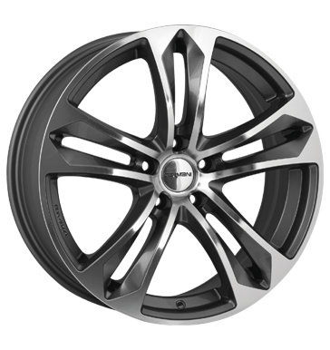 pneumatiky - 8.5x19 5x112 ET35 Carmani 5 Arrow grau / anthrazit anthrazit polish Wheelworld Rfky / Alu Rdc nprava odpruzen GMP Italia pneus