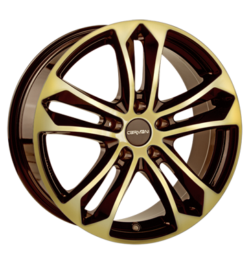 pneumatiky - 7x16 4x100 ET38 Carmani 5 Arrow mehrfarbig brown gold polish Barvy a Laky Rfky / Alu Autordio Rarity lkrnicky velkoobchod s pneumatikami