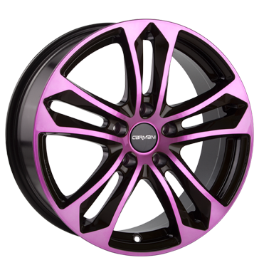 pneumatiky - 6.5x15 5x114.3 ET45 Carmani 5 Arrow mehrfarbig pink polish Sportluftfilter Rfky / Alu KING zesilovac pneumatiky