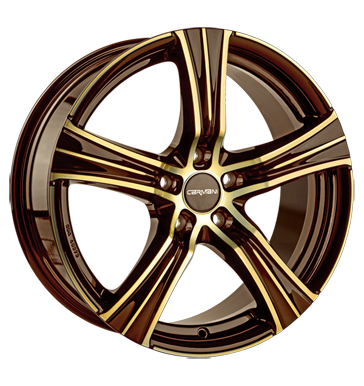 pneumatiky - 7.5x17 5x114.3 ET35 Carmani 6 Impact mehrfarbig brown gold polish prce Rfky / Alu Magnetto KOLA viditelnost b2b pneu
