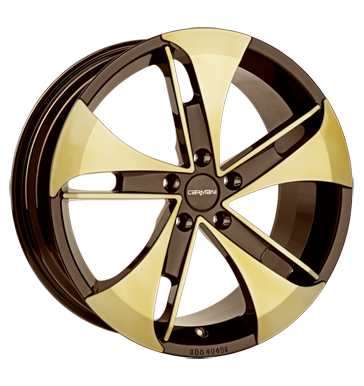 pneumatiky - 8.5x19 5x120 ET35 Carmani 7 Punch mehrfarbig brown gold polish Auto Hi-Fi + navigace Rfky / Alu Kerscher MPT pneumatiky