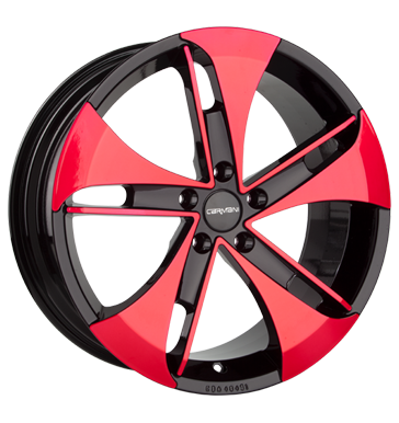 pneumatiky - 8.5x19 5x108 ET42 Carmani 7 Punch rot red polish zimn Rfky / Alu realizovat Baro b2b pneu