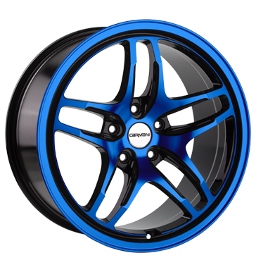 pneumatiky - 9.5x19 5x112 ET45 Carmani 8 Liberty blau blue polish letn Rfky / Alu myt oken Vnitrn vybaven pneu b2b