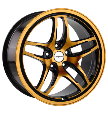 pneumatiky - 9.5x19 5x120 ET40 Carmani 8 Liberty orange orange polish Wheelworld Rfky / Alu zimn Odpruzen + tlumen pneumatiky