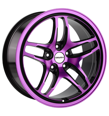 pneumatiky - 8.5x19 5x114.3 ET35 Carmani 8 Liberty mehrfarbig pink polish Truck lto od 17,5 