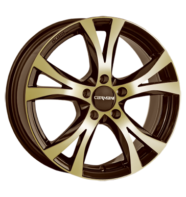 pneumatiky - 8x18 5x114.3 ET45 Carmani 9 Compete mehrfarbig brown gold polish automobilov sady Rfky / Alu MPT nepromokav odev trhovisko