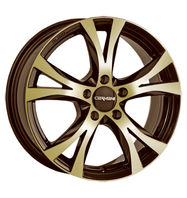 pneumatiky - 7x16 5x112 ET35 Carmani 9 Compete OR.D. mehrfarbig brown gold polish G-KOLO Rfky / Alu rfky motocykl ventil Autoprodejce