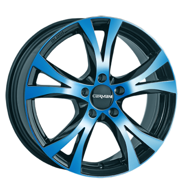 pneumatiky - 7.5x17 5x114.3 ET45 Carmani 9 Compete blau light blue polish Autordio Rarity Rfky / Alu pneumatick nrad tdenn Predaj pneumatk