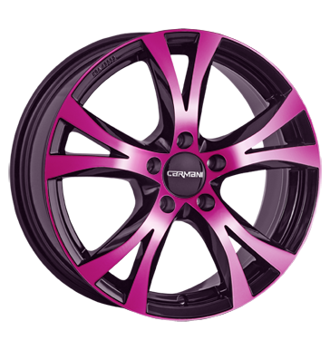 pneumatiky - 7.5x17 5x114.3 ET38 Carmani 9 Compete mehrfarbig pink polish prslusenstv Rfky / Alu rfky Magnetto KOLA Autoprodejce