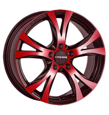 pneumatiky - 6.5x15 5x108 ET45 Carmani 9 Compete rot red polish Tube: Kolo Rfky / Alu Navigacn CD + software zemedelsk traktory Autodlna