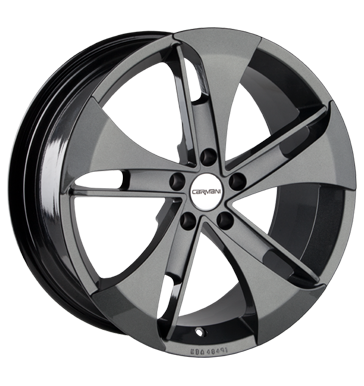 pneumatiky - 8.5x19 5x114.3 ET35 Carmani 7 Punch grau / anthrazit anthrazit Oldtimer dly Rfky / Alu Polo tricka telo pneus