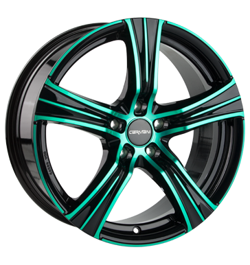 pneumatiky - 8.5x19 5x120 ET15 Carmani 6 Impact mehrfarbig green polish Offroad cel rok Rfky / Alu Tube: zklopky Lehk nkladn auto lto od 17,5 