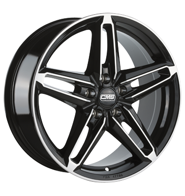pneumatiky - 8x18 5x108 ET40 CMS C14 schwarz diamant schwarz tazn lana Rfky / Alu Shaper zemn prce pneu b2b