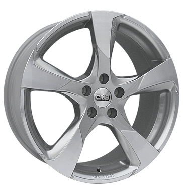 pneumatiky - 8.5x19 5x114.3 ET40 CMS C18 silber diamant racing silber bezpecnostn obuv Rfky / Alu Magnetto KOLA Opel Autodlna